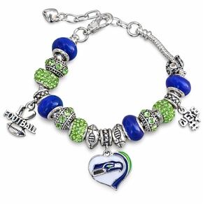 Seattle Seahawks Bracelet, Seahawks Jewelry